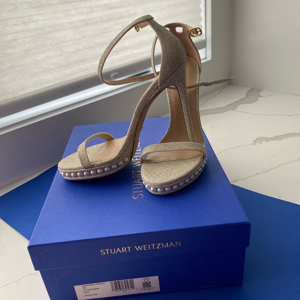 Nudistdisco platform sandal